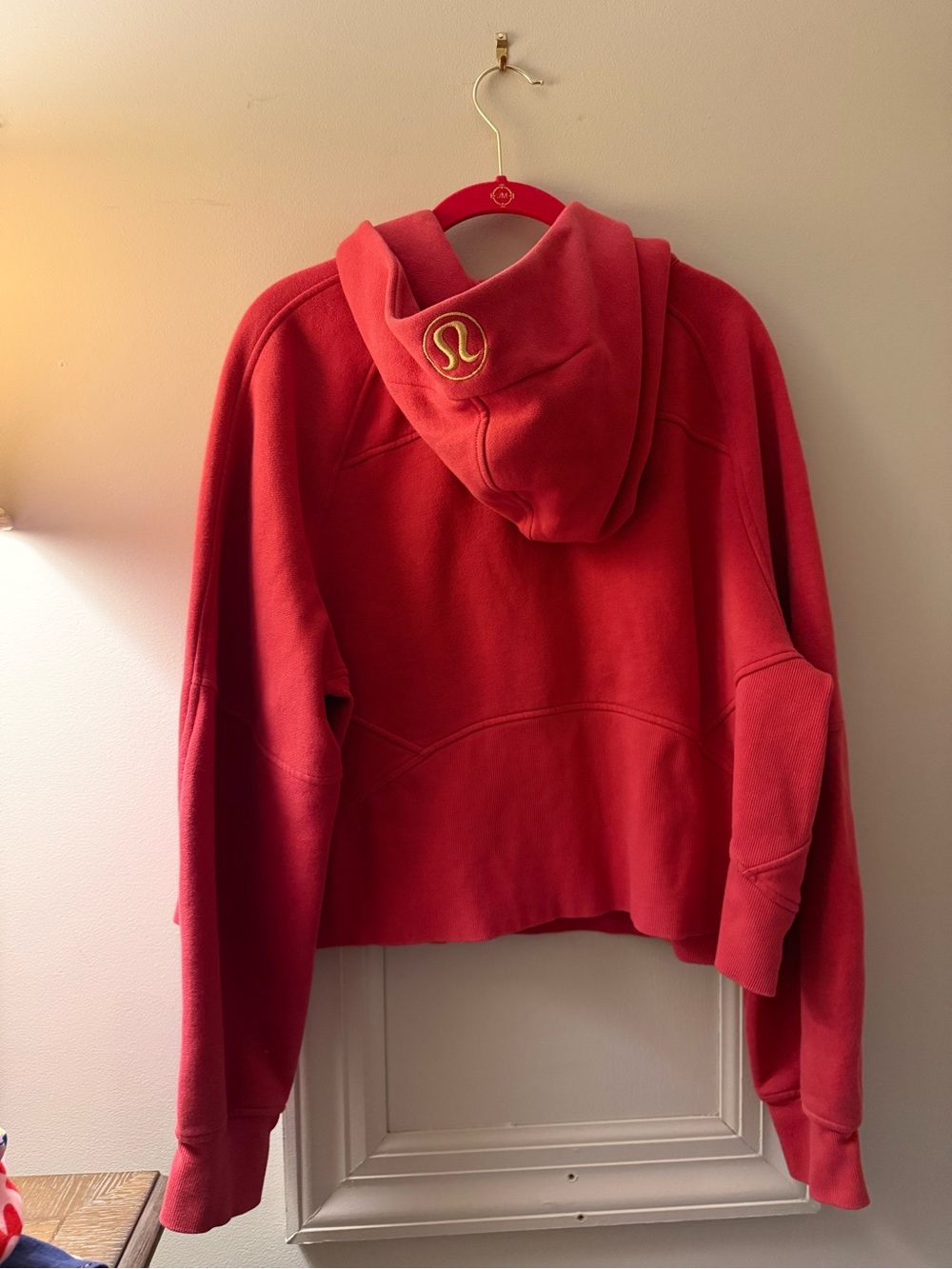 lululemon athletica Coral-Red Half-Zip Hoodie - Picture 2 of 3